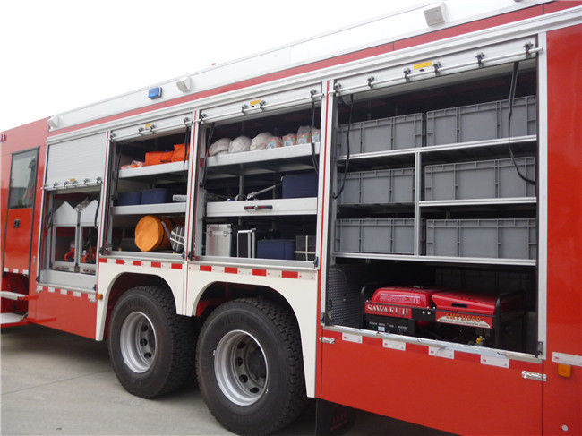 6x4 Drive Fire Equipment Truck Firefighter Truck Contains 168 Units Fire Equipments