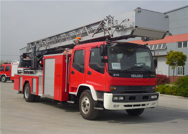Xe chữa cháy thương mại thang trên không 30M với lưu lượng bơm 40L / s ở 1.0Mpa