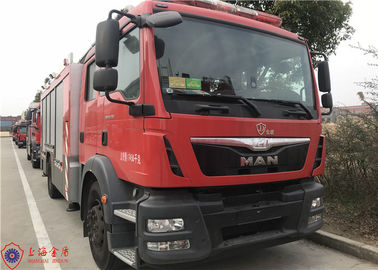 Động cơ Diesel 4x2 Drive 6 xi lanh Chiều cao làm việc 25m Xe cứu hỏa thang trên không