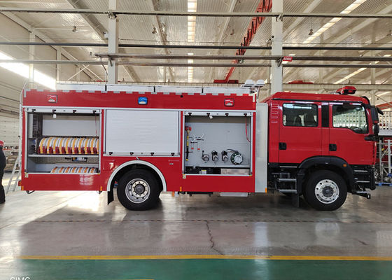 Xe cứu hỏa CAFS bọt khí nén 276Kw 4x2 với hộp số tay