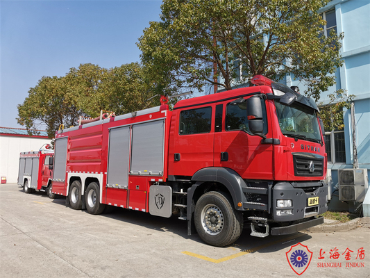 Xe cứu hỏa kết hợp bọt nước và năng lượng khô đa năng 341kw 6x4